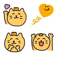 [LINE絵文字] ◇オレンジねこさん◇の画像