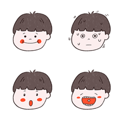 [LINE絵文字] baby bangs boyの画像