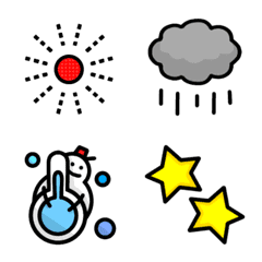 [LINE絵文字] 今日の天気は〜？の画像