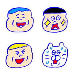 [LINE絵文字] きょうだいくん絵文字の画像