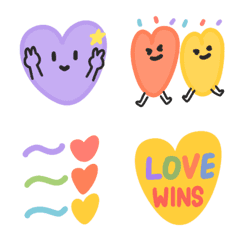 [LINE絵文字] Celebrating Pride - Animated Emojisの画像