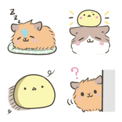 動く♦もるもっと＆ひよこの絵文字の絵文字メイン画像