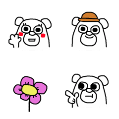 [LINE絵文字] KUMA-KUMA！の画像