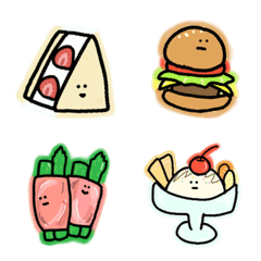 [LINE絵文字] あさっての晩ご飯コレクション絵文字☆の画像
