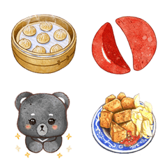 [LINE絵文字] Taiwanese Food and Cute Stuffの画像