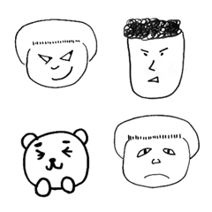 [LINE絵文字] きのこちゃんとモジャおの画像