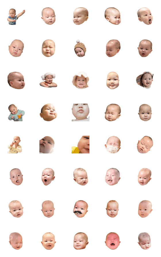 [LINE絵文字]Function's Face Artの画像一覧