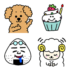 日常で使いやすいhana絵文字2の絵文字メイン画像
