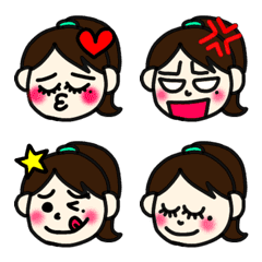 [LINE絵文字] あやや～んの百面相の画像