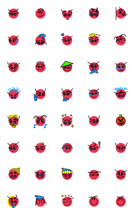 [LINE絵文字]the Circleの画像一覧