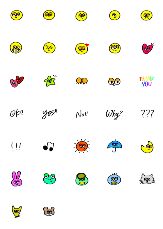 [LINE絵文字]Amy scribblingの画像一覧