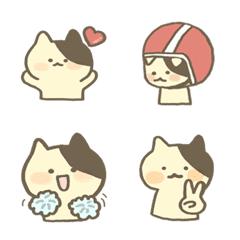 [LINE絵文字] Kawaii cat -emoji-の画像