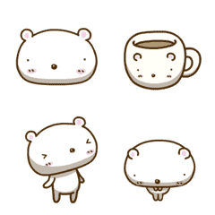 動く★白クマなりに伝えます。[01]の絵文字メイン画像