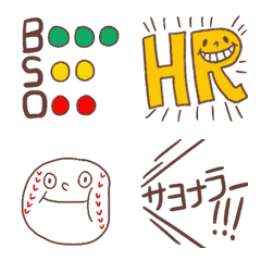 [LINE絵文字] 動く！野球好きへ贈る絵文字！球ちゃんの画像