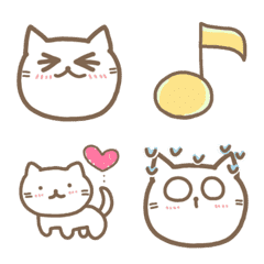 [LINE絵文字] 動く♡ゆるねこ絵文字1の画像