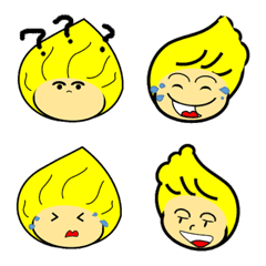 [LINE絵文字] flyinghair faceの画像