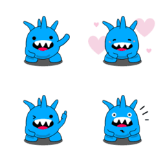 [LINE絵文字] あおちくちゃん絵文字1の画像