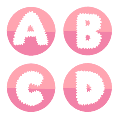 [LINE絵文字] Emoji pink cuteの画像