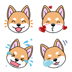 [LINE絵文字] いろんな柴犬さんの画像