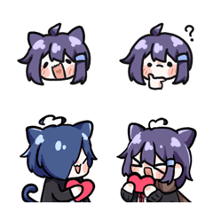 [LINE絵文字] kaede_murasaki Emojiの画像