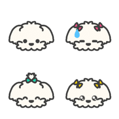マルチーズ＊絵文字の絵文字メイン画像