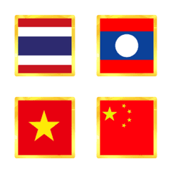 [LINE絵文字] national flag luxuryの画像