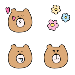 ゆるーいくまさんの絵文字メイン画像