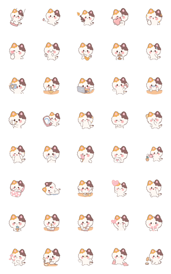 [LINE絵文字]Calico Cat！ (Emoji) #2の画像一覧
