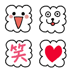 [LINE絵文字] もこもこ絵文字の画像