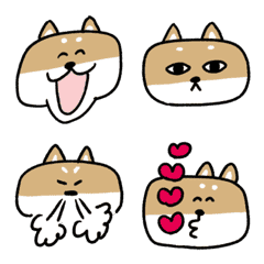 [LINE絵文字] 動く！柴犬のしばわん【使いやすい絵文字】の画像