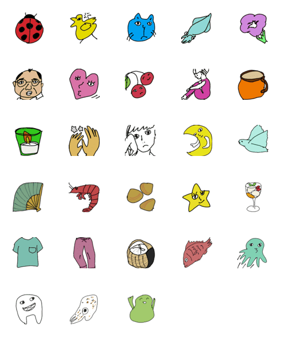 [LINE絵文字]てはじめの画像一覧