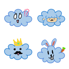 [LINE絵文字] cloud's emojiの画像
