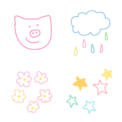 [LINE絵文字] あると便利な絵文字setの画像