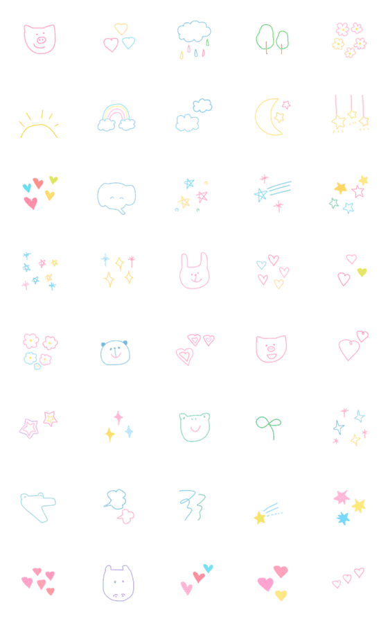 [LINE絵文字]あると便利な絵文字setの画像一覧
