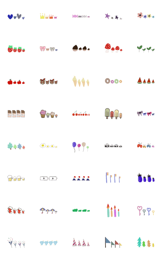 [LINE絵文字]Demarcation-cuteの画像一覧