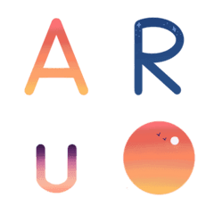 Sky sky skyyy alphabetの絵文字メイン画像