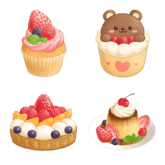 [LINE絵文字] スイーツ色々6～Pretty sweets～の画像