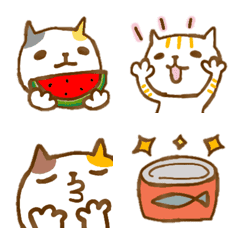 [LINE絵文字] 猫 猫 猫 絵文字④の画像