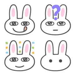 [LINE絵文字] Bunny Blueberry 絵文字の画像