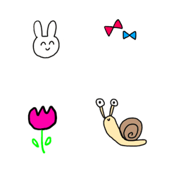 [LINE絵文字] Smile rabbits ooの画像