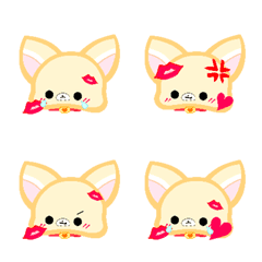 [LINE絵文字] Tinyangelbuddies.dog_Girl_1. Angry-kiss.の画像