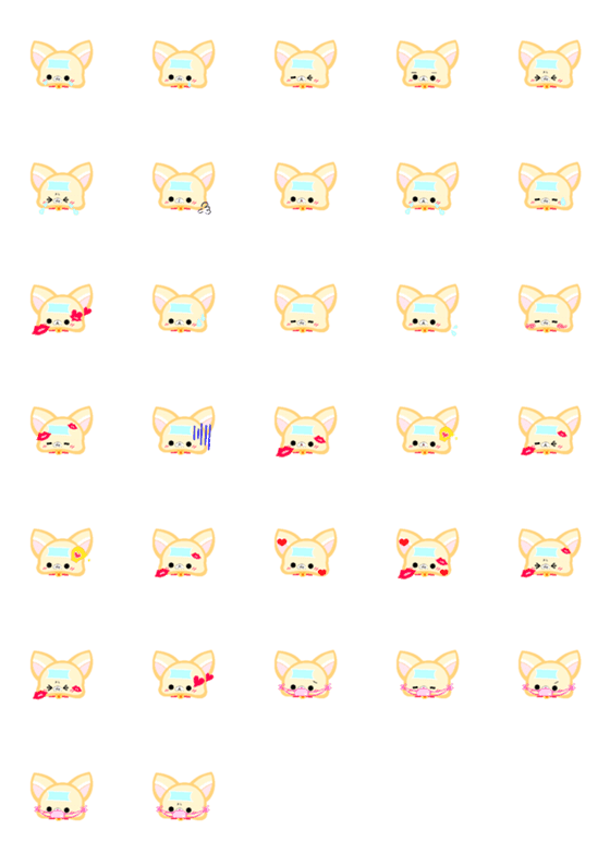 [LINE絵文字]Tinyangelbuddies.dog_Girl_1. ColdEmoji..の画像一覧