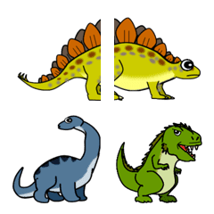 [LINE絵文字] 恐竜と化石動物の絵文字の画像