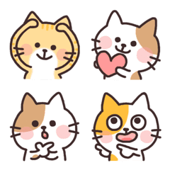 [LINE絵文字] ねこ☻Emojiの画像