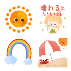 [LINE絵文字] 動く♡可愛い✳︎お天気✳︎絵文字の画像