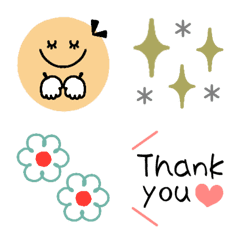 ▷カラフルかわいい♡スマイル絵文字の絵文字メイン画像