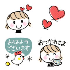 [LINE絵文字] 【動く】大人シンプル♡ミルクティ2の画像