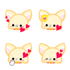 Tinyangelbuddies.dog_Girl_1. Like-Emoji.の絵文字メイン画像