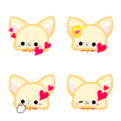 [LINE絵文字] Tinyangelbuddies.dog_Girl_1. Like-Emoji.の画像