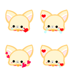 [LINE絵文字] Tinyangelbuddies.dog_Girl_1. Sad-Emoji.の画像